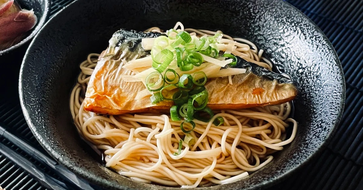 焼鯖そうめん