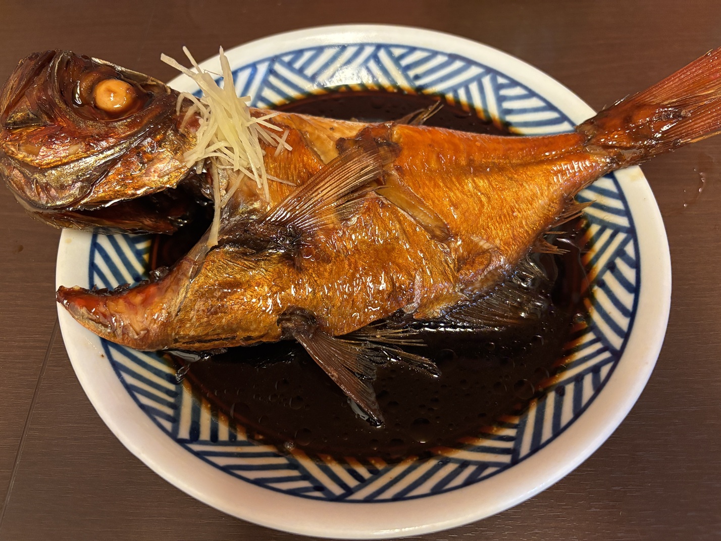 金目鯛煮付け